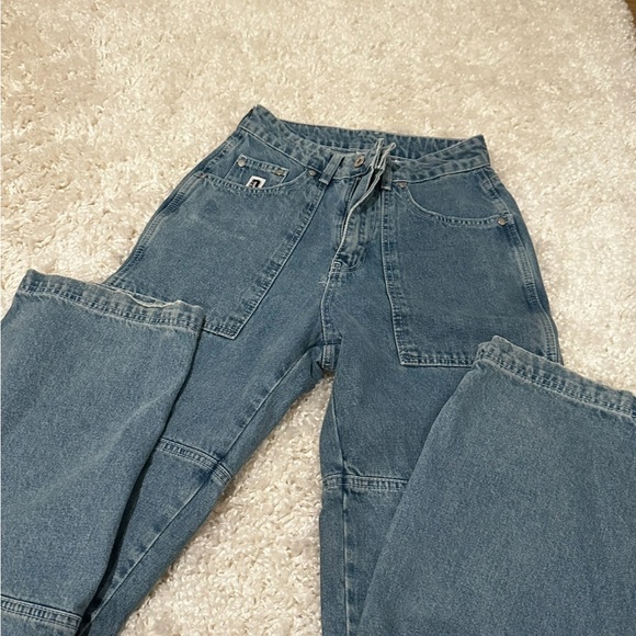 Ragged Urban Outfitters BDG Baggy Cargo Styled Jeans - Picture 1 of 2